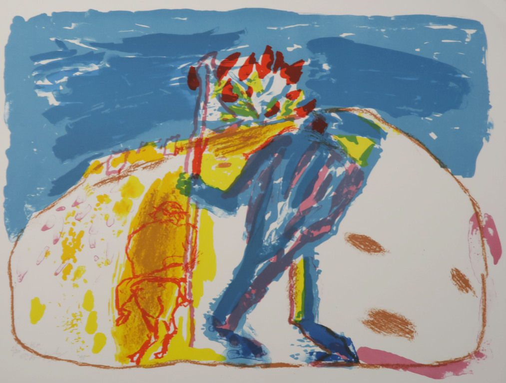 Pieter Defesche: Litho, Hemelse en Aardse liefde IV verkocht voor € 45!