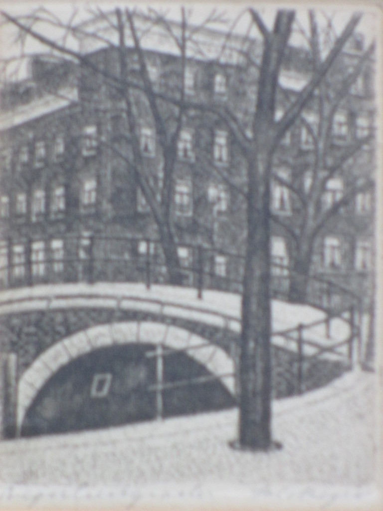 Sal Meijer, Reguliersgracht Amsterdam, Ets kopen? Bied vanaf 50!