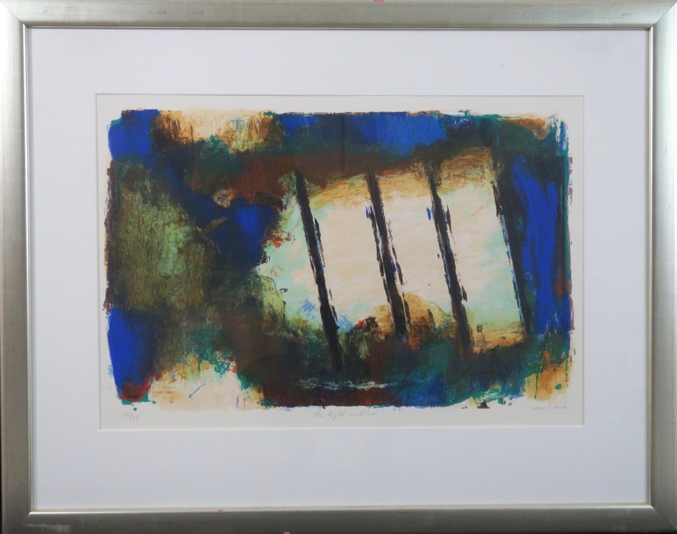 Hans Vanhorck: Zeefdruk, The light within - Ingelijst verkocht voor € 60!