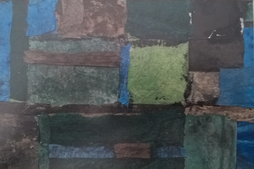 Jan Miechels – 4 x collage in 1 lijst - 4 variaties op Nederlands landschap kopen? Bied vanaf 250!