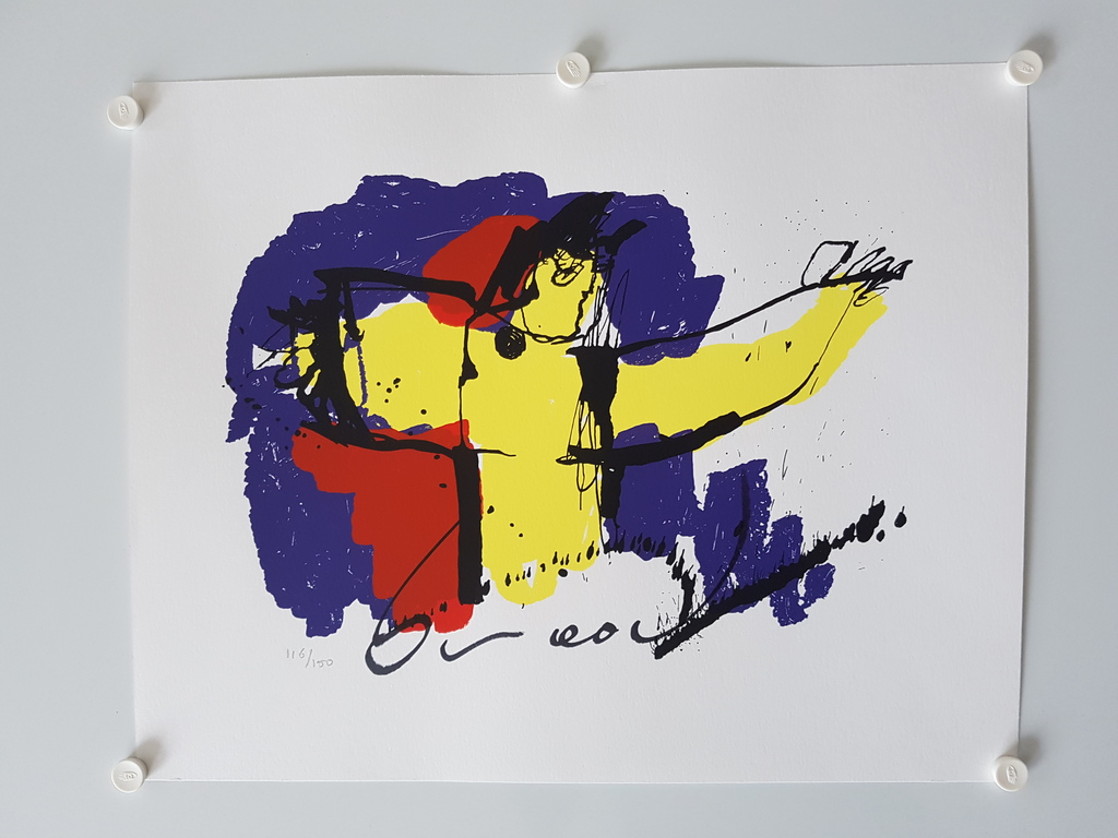 Originele zeefdruk van Herman Brood - Brasil God - 150 ex. kopen? Bied vanaf 1!