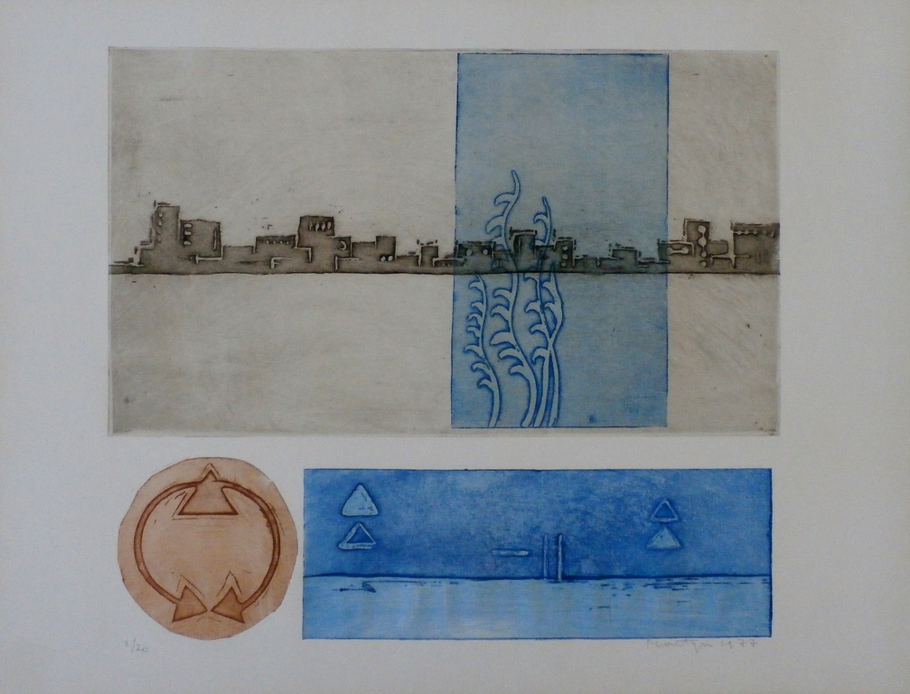 Jan Montyn - ets: Une seule terre - 1977 - oplage 20 stuks kopen? Bied vanaf 175!