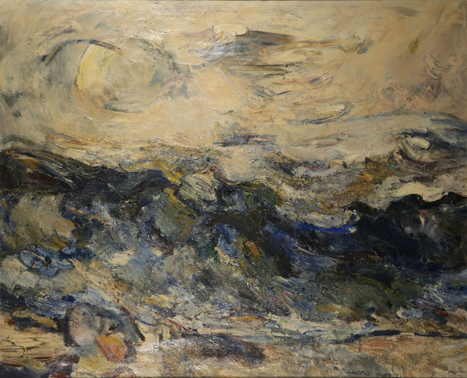 Eduard Flor: Olieverf op Doek, Branding - Ingelijst (Groot) kopen? Bied vanaf 850!