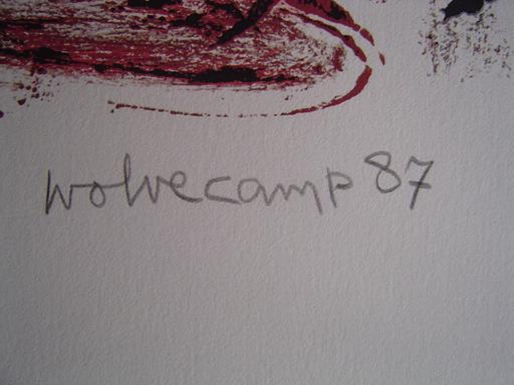 Originle Litho Theo Wolvecamp 1987, Mooie Kleine Oplage !!! kopen? Bied vanaf 195!