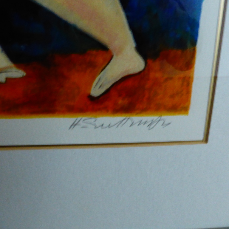 Hrry Guttman Zeefdruk of litho, in een prachtige staat en heel mooi ingelijst kopen? Bied vanaf 95!