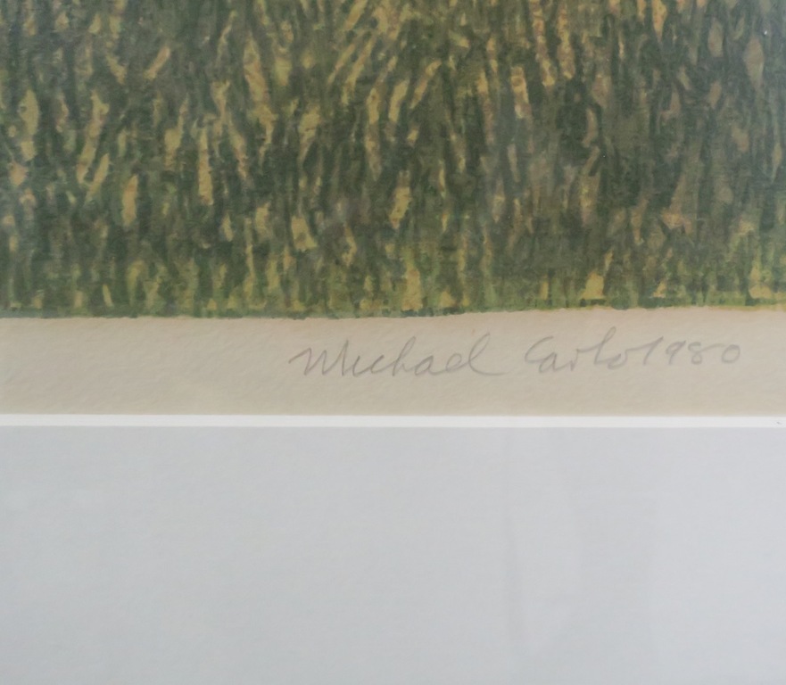 Michael Carlo: Litho, Mystical Path - Ingelijst kopen? Bied vanaf 35!
