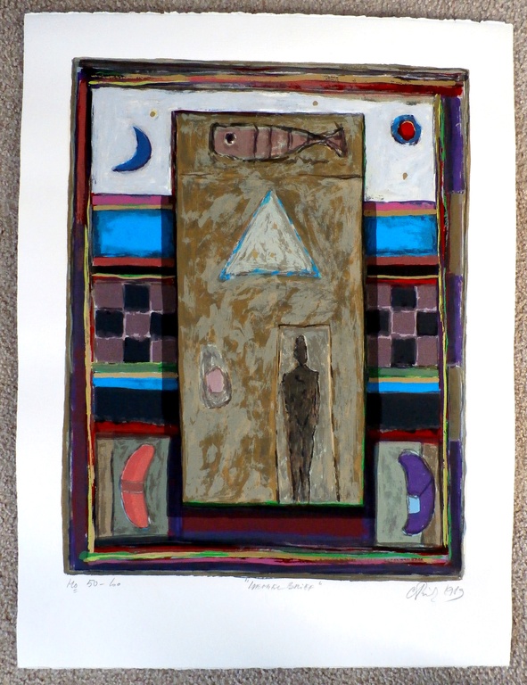 Eric Toebosch - portfoliomap - 4 zeefdrukken - 1989  kopen? Bied vanaf 120!