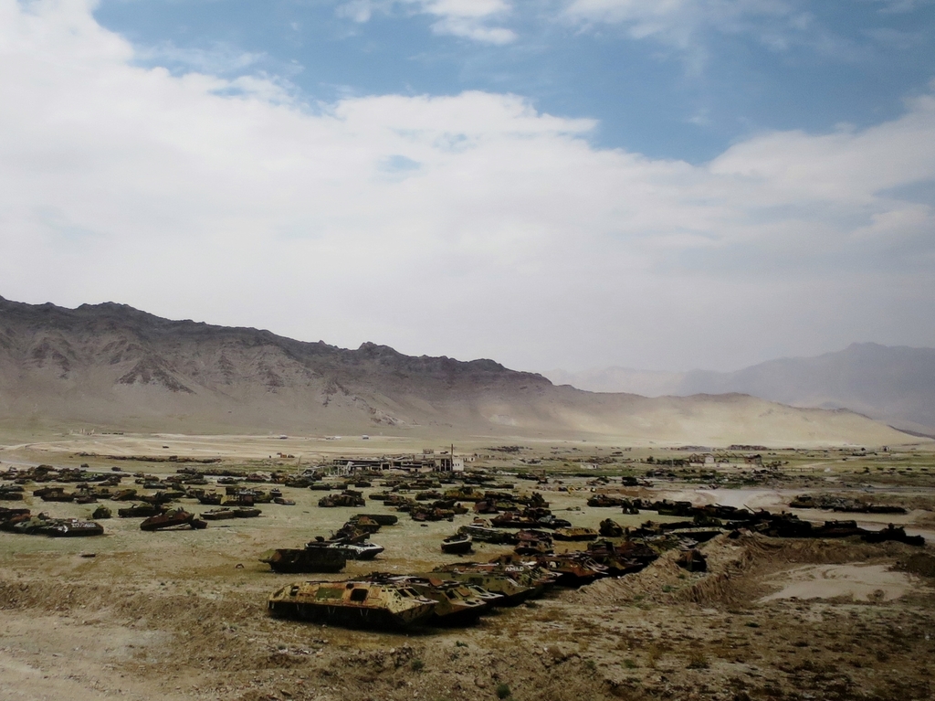 Hans Stakelbeek (1965) | Lambdaprint op Aluminium | Afghanistan - zeer groot! kopen? Bied vanaf 1!