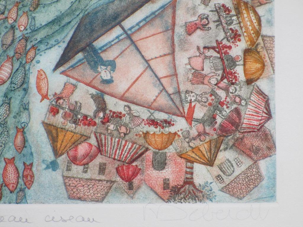 Francoise Deberdt, Bateau Oiseau, Kleurets kopen? Bied vanaf 70!