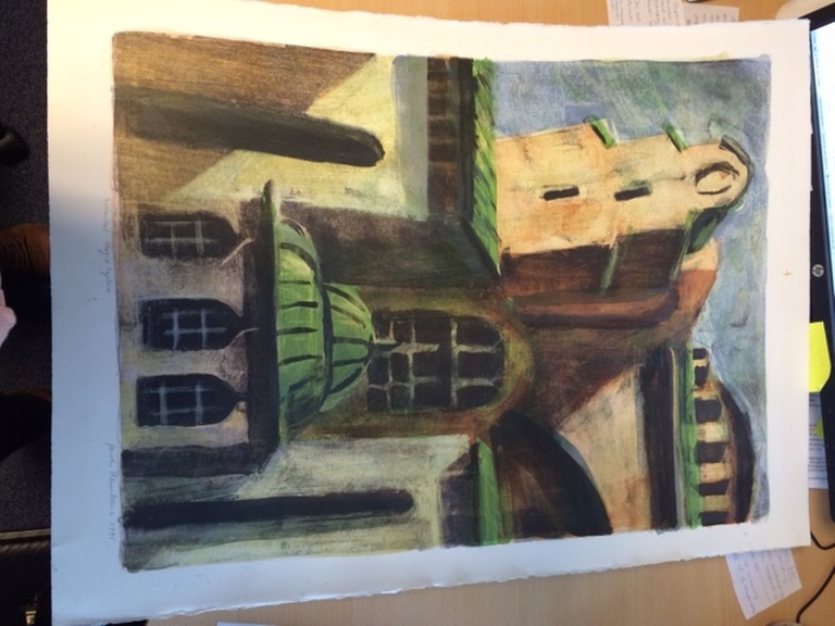 Jeroen Hermkens: kleurenlitho, hagia sophia kopen? Bied vanaf 125!