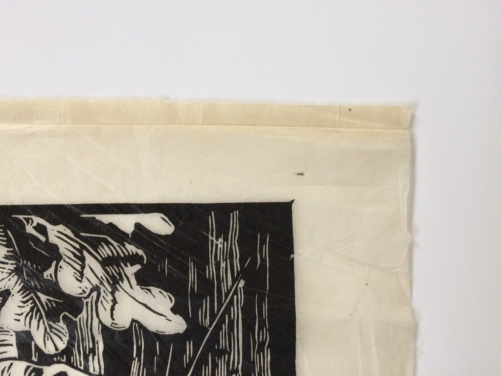 Sam le Poole, houtsnede paddenstoelen, 1935 kopen? Bied vanaf 50!