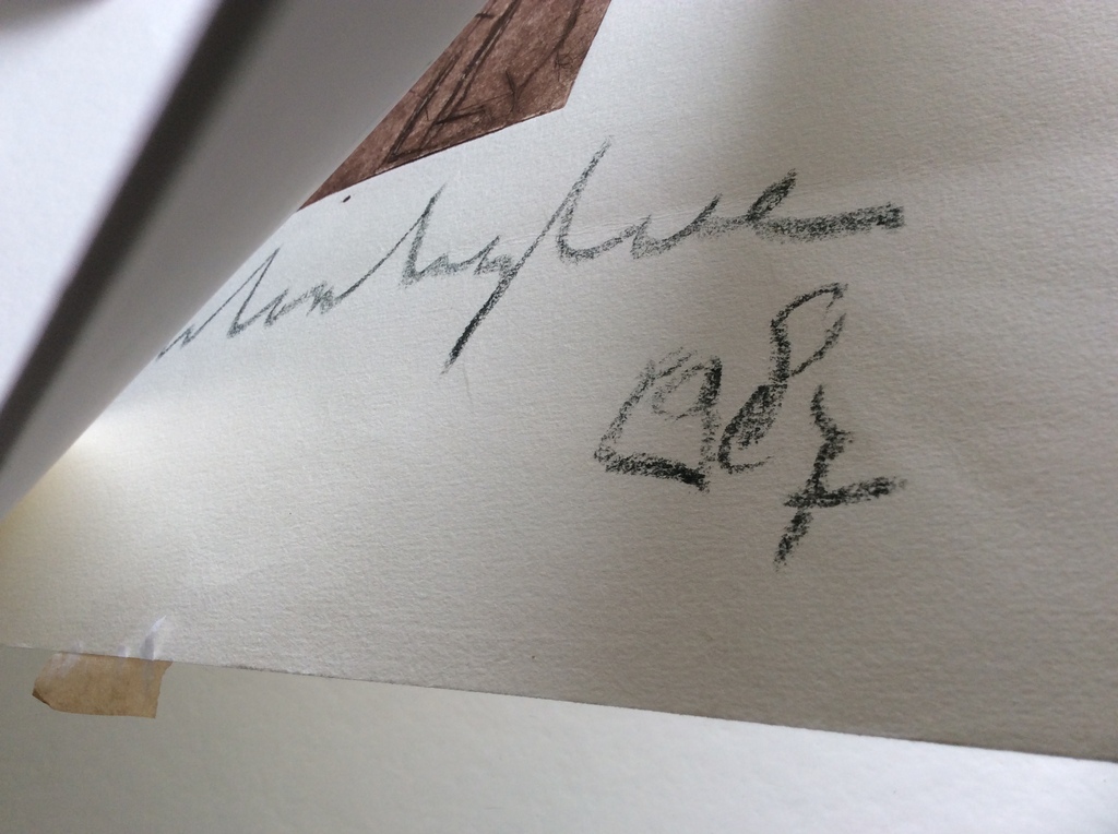 Anton Heyboer: ets - staande man  kopen? Bied vanaf 165!