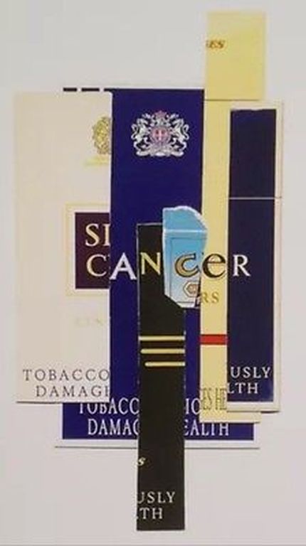 Hayden Kays: print zeer gelimiteerde oplage. Smoking Joker Joking Smoker verkocht voor € 75!