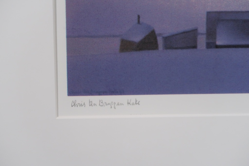 Chris ten Bruggen Kate: Zeefdruk, Winter - Ingelijst kopen? Bied vanaf 70!