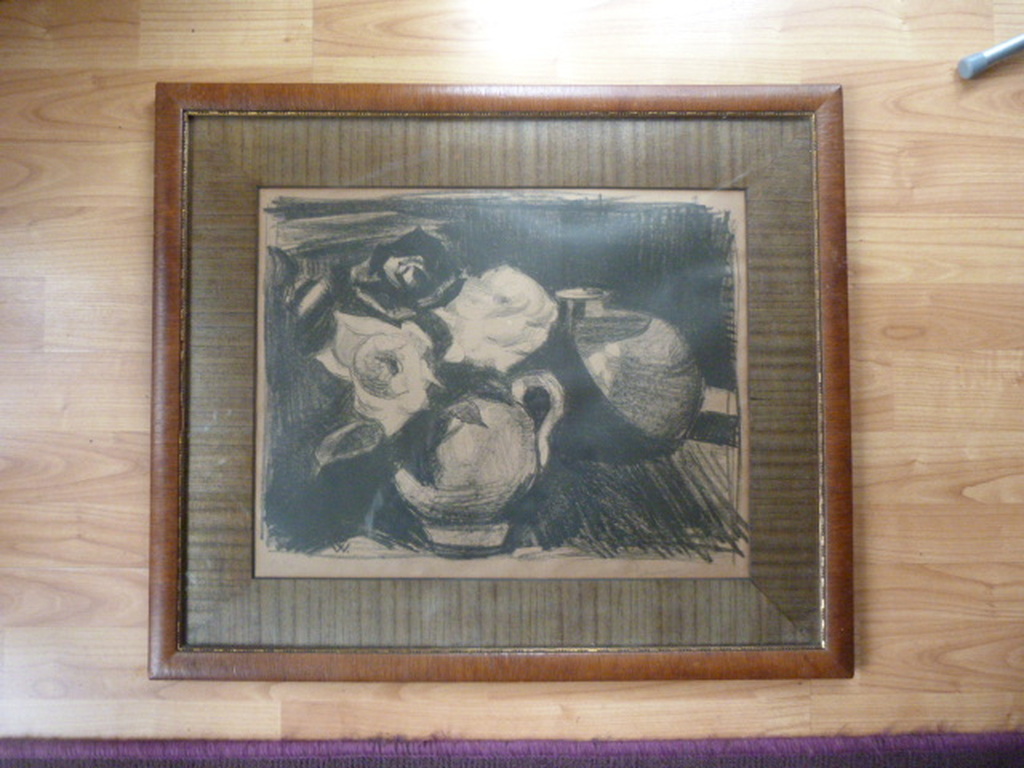 Piet van Wijngaerdt  ( 1873 - 1964 ). -  litho - stilleven. kopen? Bied vanaf 75!