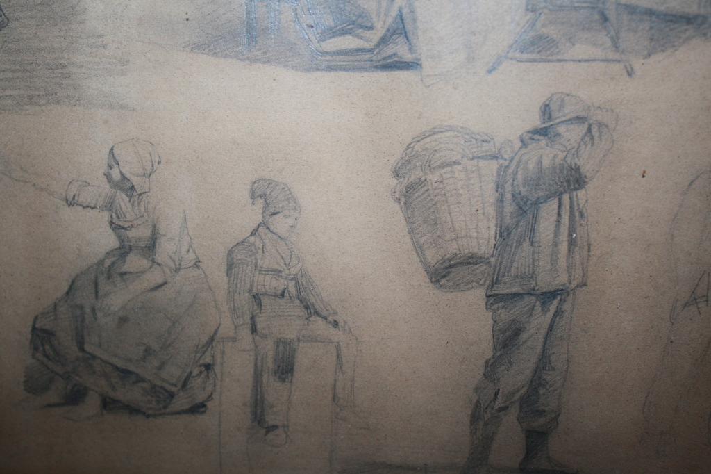 studies vissers volk en boeren volk van PH SADEE van  HAAGSE SCHOOL kopen? Bied vanaf 90!