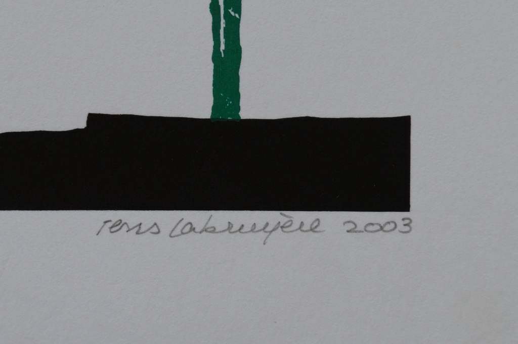 Rens Labruyère - gesigneerde zeefdruk - bouwsels - oplage 12 ex. kopen? Bied vanaf 20!