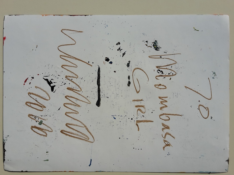 Peter Klashorst - Mombasa girl - olie op papier - gesigneerd kopen? Bied vanaf 90!