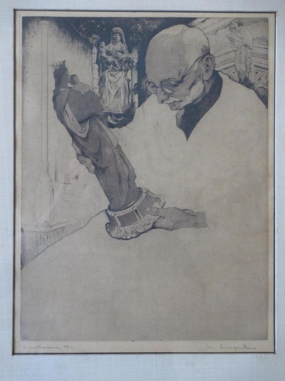 Maurice Langaskens, L'Antiquair, Ets verkocht voor € 60!