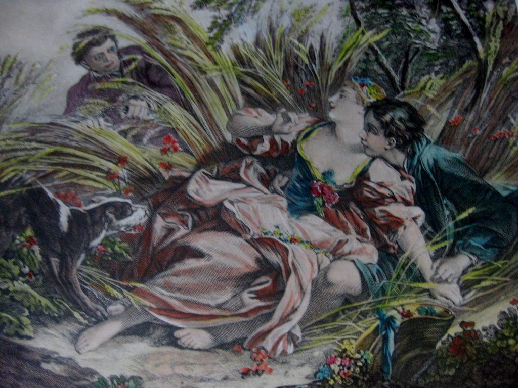 Rene Gaillaird (1719-1790) - antieke kopergravure kopen? Bied vanaf 1!