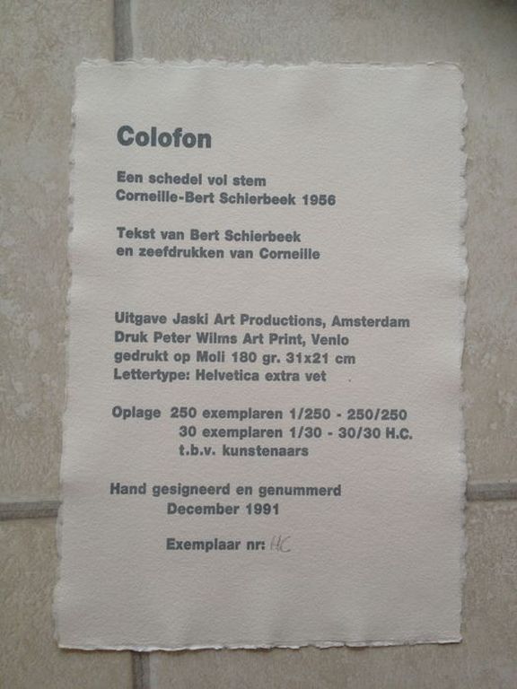 Corneille, Boekwerk met 5 gesigneerde zeefdrukken kopen? Bied vanaf 375!