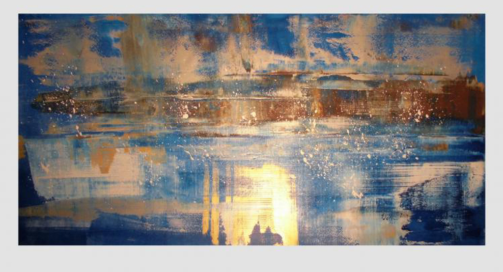 Orgineel abstract schilderij (XXL!) Acryl op doek kopen? Bied vanaf 150!