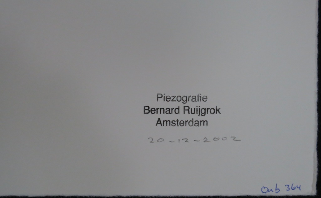 Bernard Ruygrok: Piezografie, Zonder titel (strand) kopen? Bied vanaf 1!