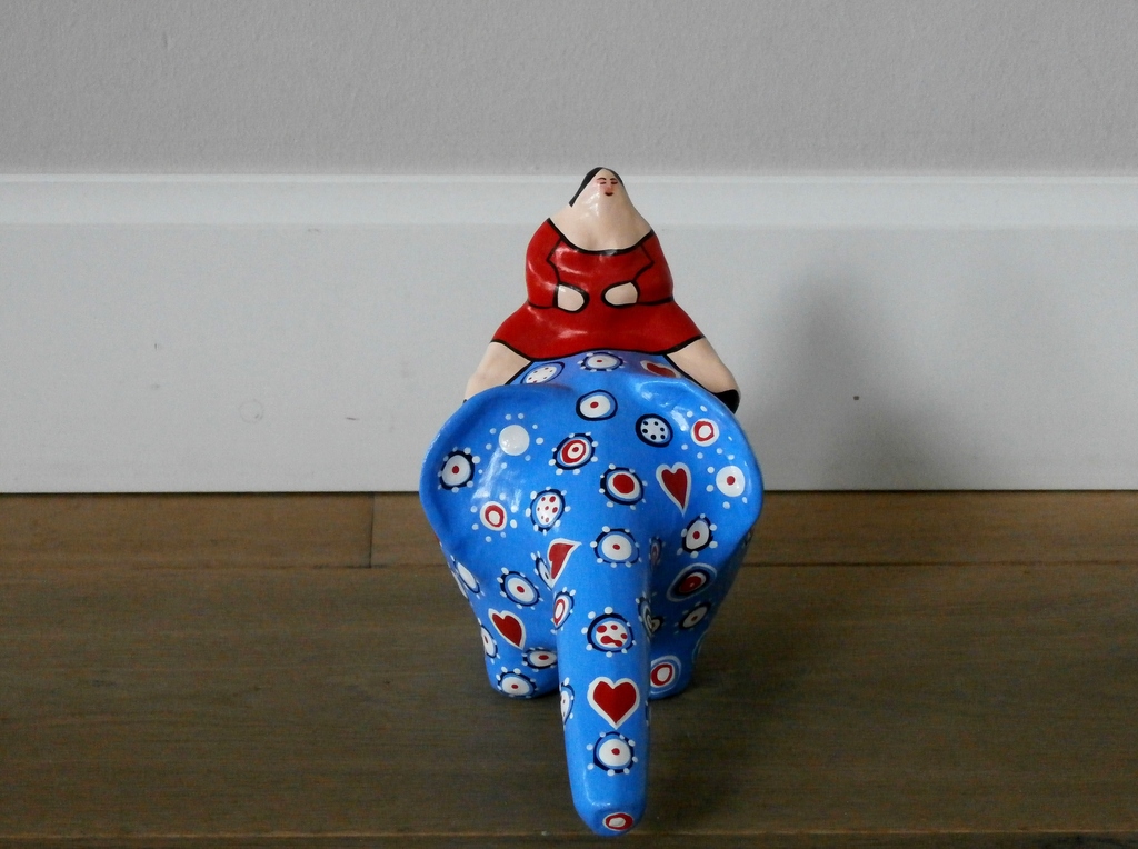 Ada Breedveld - beeld: Blauwe olifant harten - 2008 kopen? Bied vanaf 65!