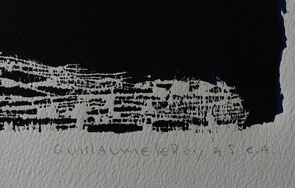 Guillaume Le Roy - Le Roy, z.t., houtdruk, 1995 kopen? Bied vanaf 1!