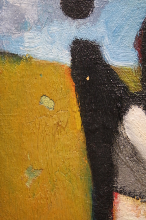 Dirk Jan Ribbeling (1932-2013) - olieverf op doek - compositie met figuren kopen? Bied vanaf 170!