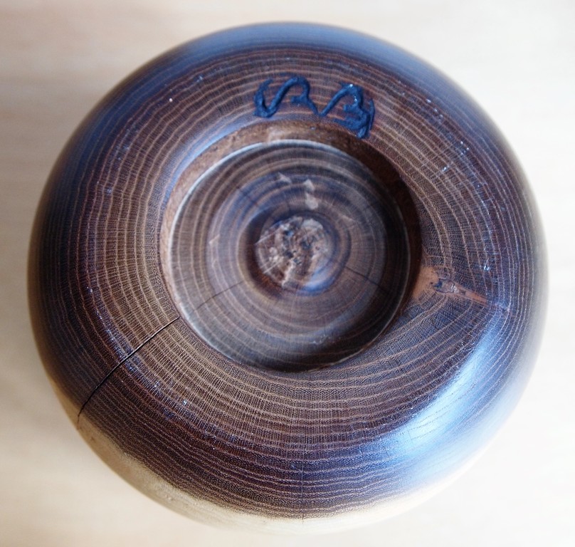 Design teakhouten deksel doos en deksel pot gesigneerd RB kopen? Bied vanaf 1!