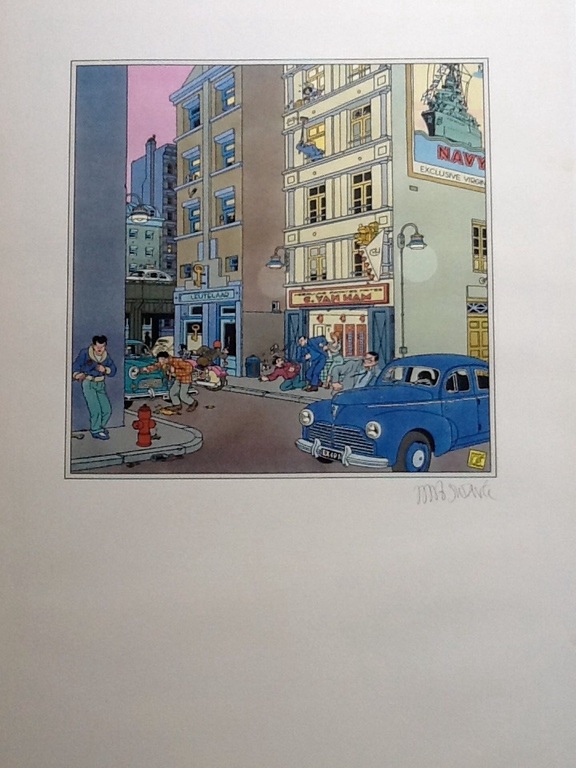 Joost Swarte, gesigneerd, Ochtendschemer kopen? Bied vanaf 1!