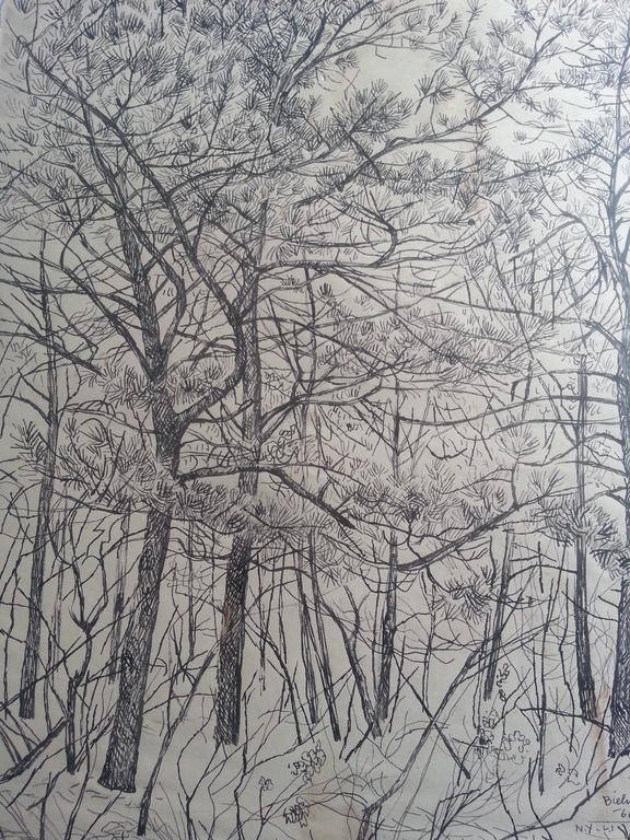 Herman Bieling - Inkt op papier - 1960 kopen? Bied vanaf 1!