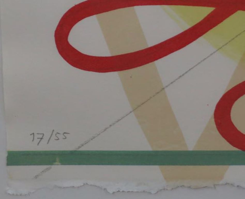 Toon Teeken: Litho, Zonder titel II -Ingelijst kopen? Bied vanaf 35!