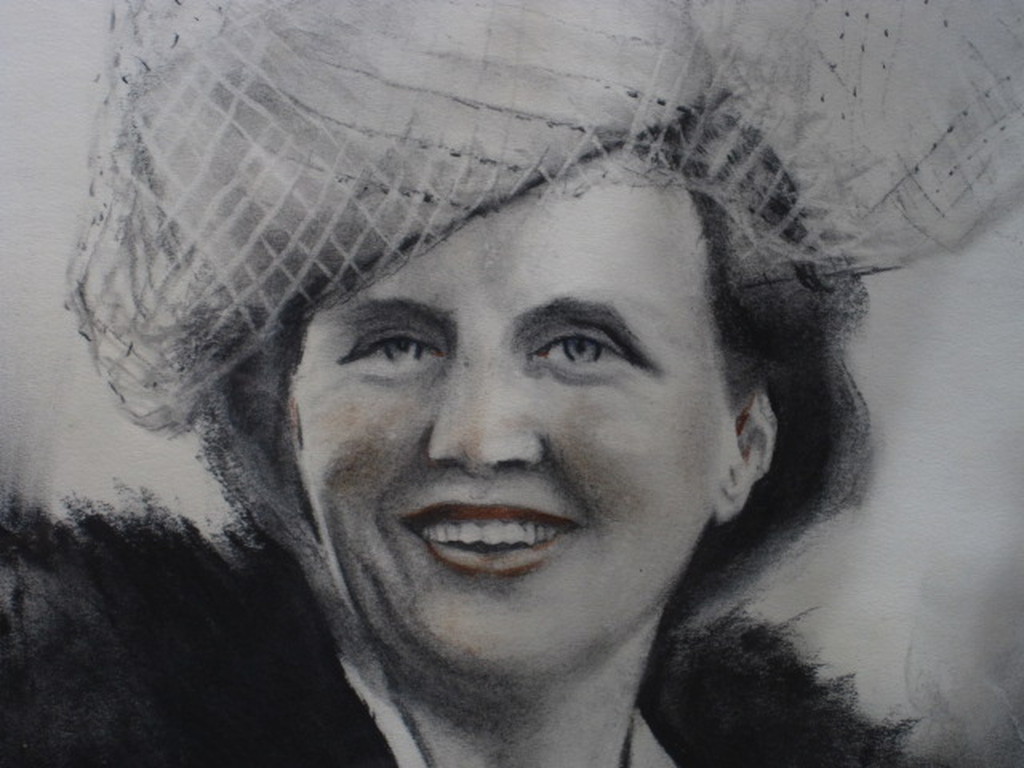 Aparte grote Pasteltekening van Koningin Juliana door Jan vd Linde Jr. 1887-1956 kopen? Bied vanaf 1!