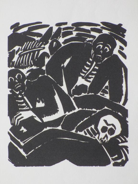Frans Masereel, Les Morts Parlent, Hotsnede 1927 verkocht voor € 50!
