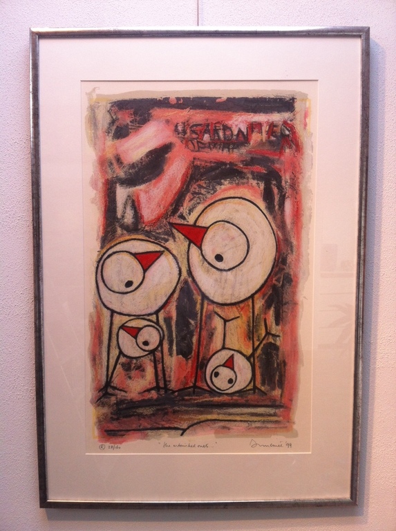 Hans Innemee zeefdruk met passe partout lijst 76 x 110 cm. kopen? Bied vanaf 150!