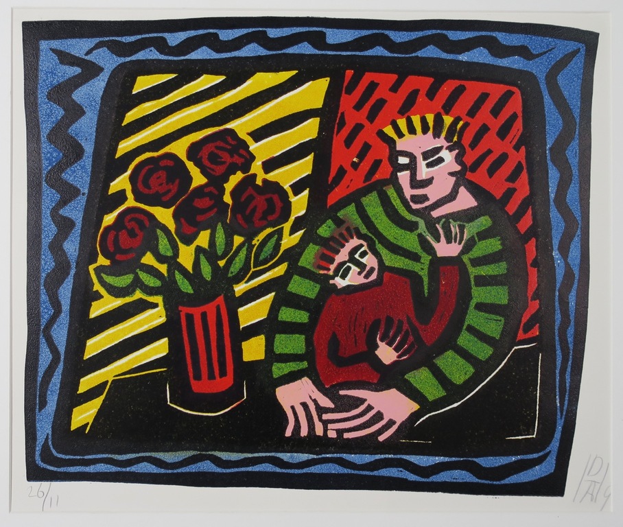 Onbekend gesigneerd: Lino, Zonder titel kopen? Bied vanaf 1!