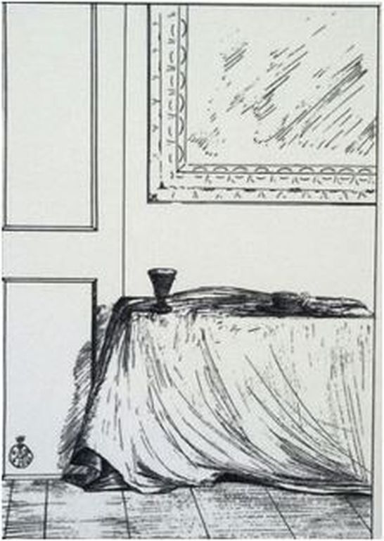 Salvador Dali - Interior - Lithografie - oplage 2500 ex. - 1944 kopen? Bied vanaf 1!