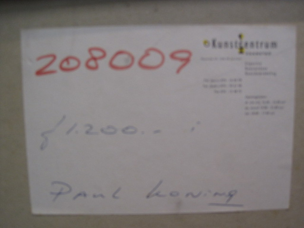 Paul Koning 1916-1998 gemengde techniek collage gesigneerd  kopen? Bied vanaf 1!