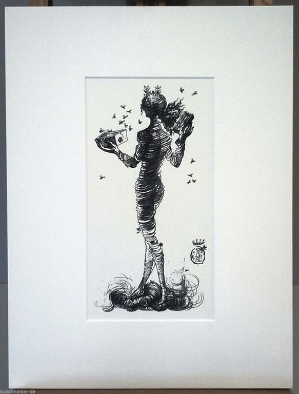 Salvador Dalí - The Poet - Lithografie - Oplage 2500 ex. -1944 kopen? Bied vanaf 1!