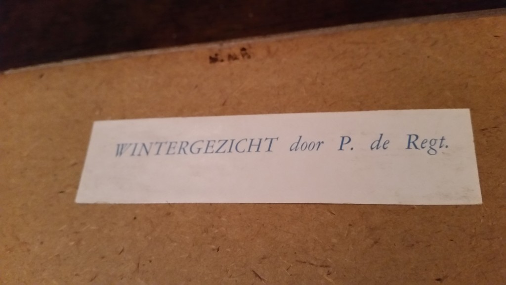 P de Regt (1877-1960) Wintergezichten kopen? Bied vanaf 300!