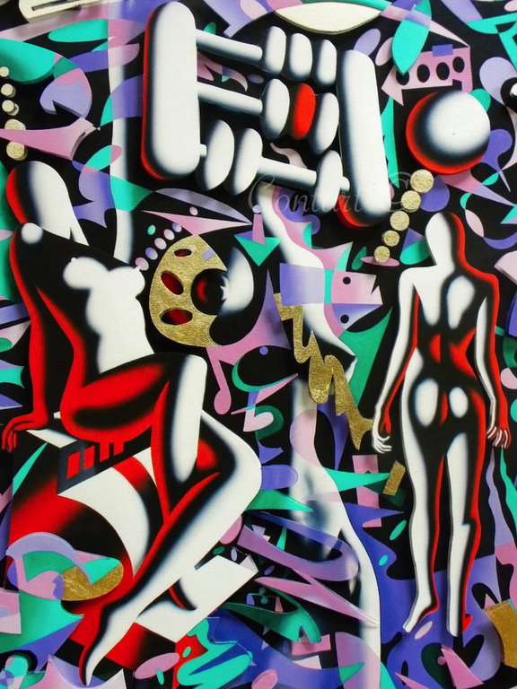 'Sirens of Temptation' - gesigneerde 3D constructie op basis van giclee - 2014 kopen? Bied vanaf 250!