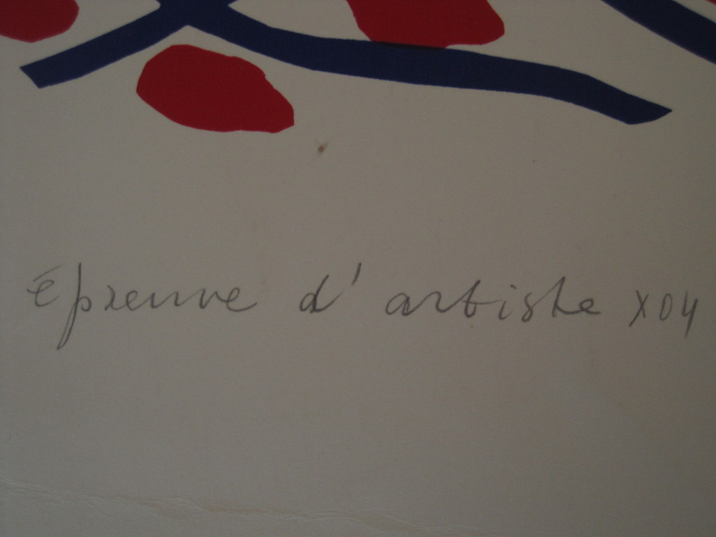 Epr d'Art. gesigneerde Litho van Y. Brouwers 951_) CoBrA voorstelling "Hoofd"  kopen? Bied vanaf 1!