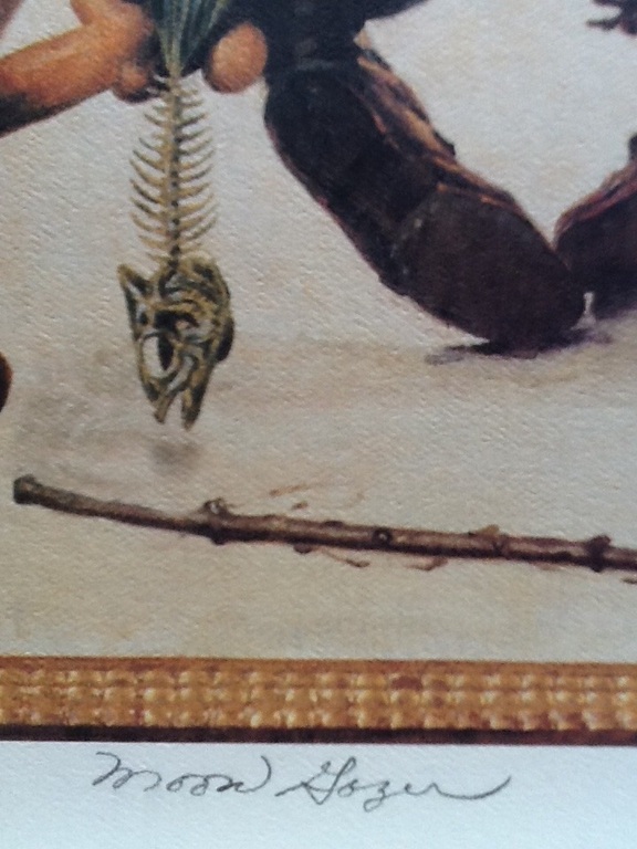 Jim Davis: offsetlitho Garfield, op Saturday Evening Post van Norman Rockwell,  kopen? Bied vanaf 50!