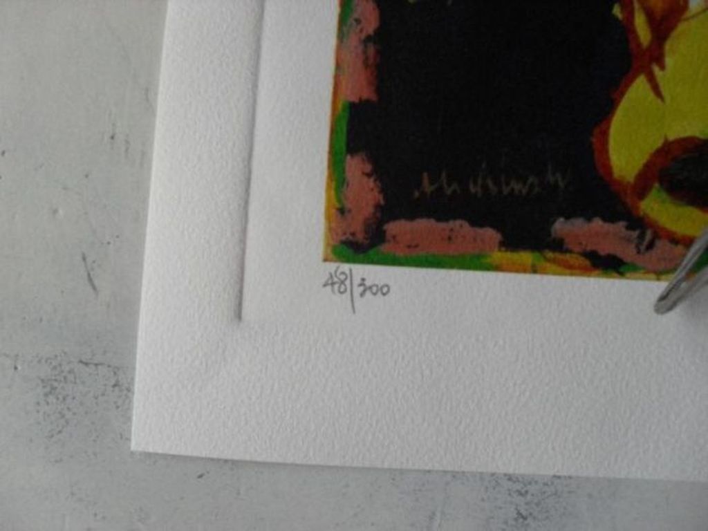 Pierre Alechinsky - diogene - 1977 - gesigneerd met coa en droogstempel - Cobra kopen? Bied vanaf 1!