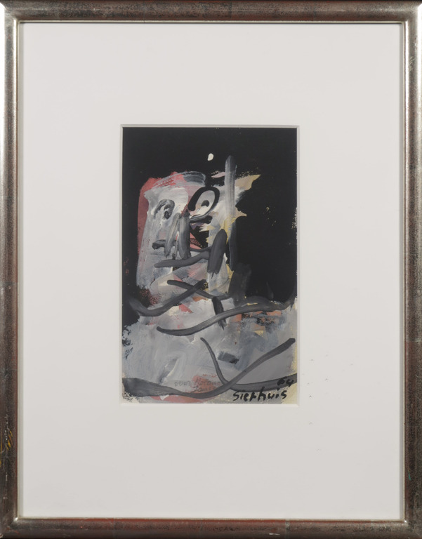 Jan Sierhuis: Gouache, Man - Ingelijst kopen? Bied vanaf 200!