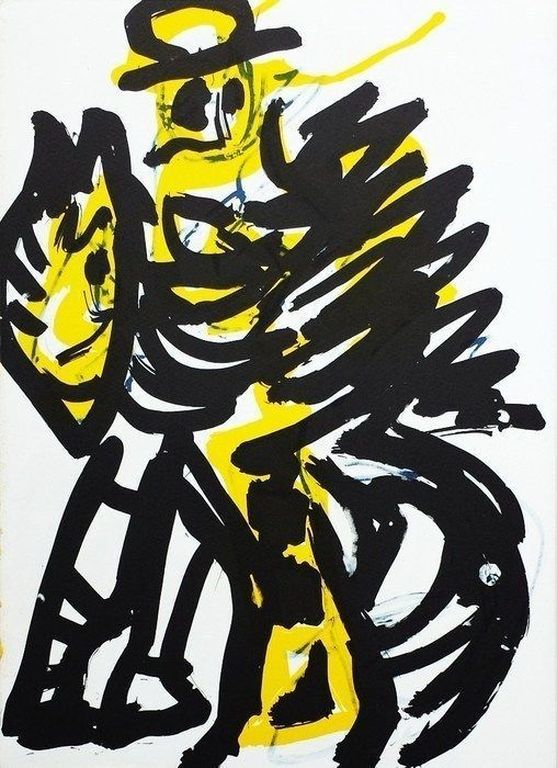 Karel Appel Noise nr 7 - compleet met de 5 lithos van Appel en de 3 van Lewitt kopen? Bied vanaf 145!