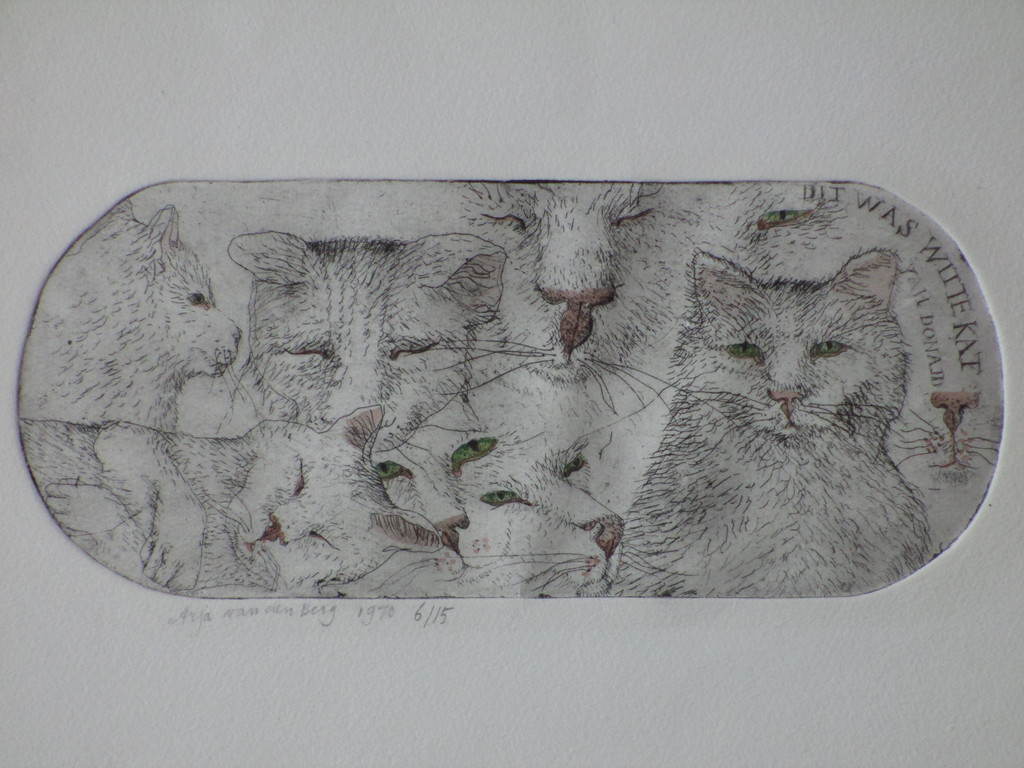 Arja van den Berg, Dit was Witte Kat, Ets verkocht voor € 40!
