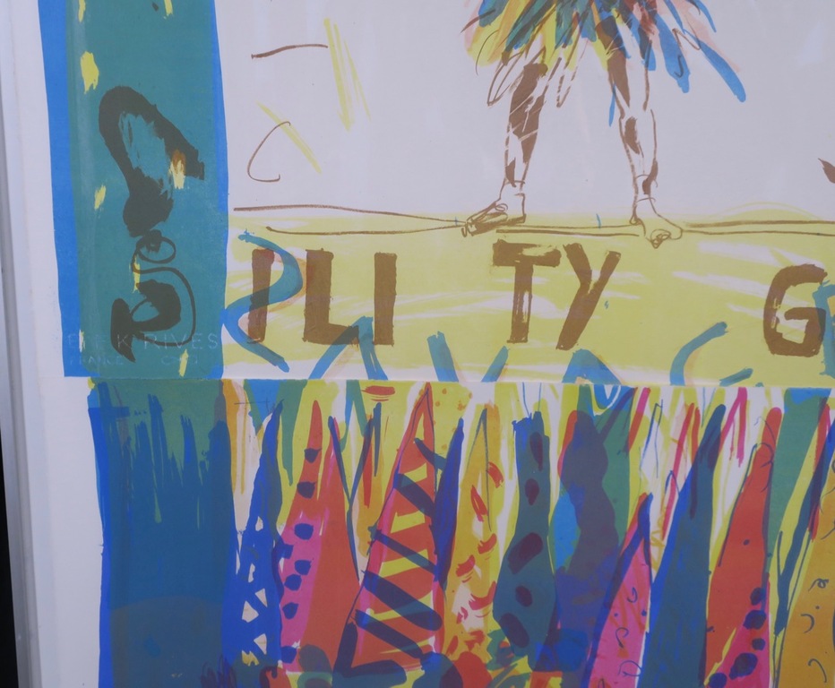 Rieneke Boonman: Litho, Carnaval - Ingelijst  kopen? Bied vanaf 1!